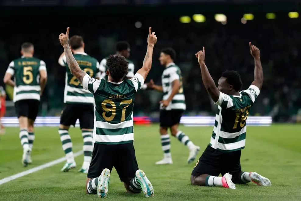 Os 11 iniciais do Sporting x Académico